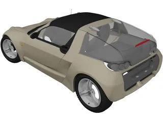 SMART Roadster 3D Model