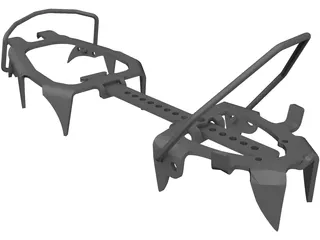 Mountainerin Crampon 3D Model