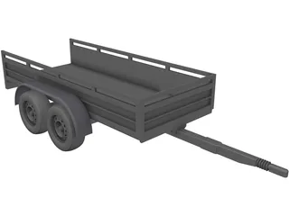 Koch Tandem Trailer 3D Model