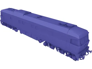 BR232 Locomotive 3D Model