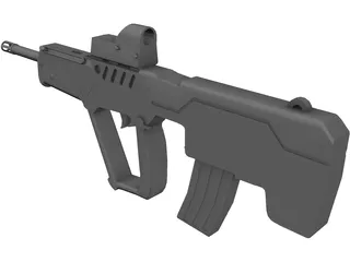 IMI Tavor TAR-21 3D Model