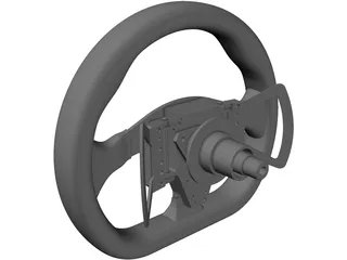 Steering Wheel 3D Model