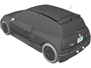 Renault Clio Sport V6 3D Model