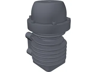 Wastegate 45mm 3D Model