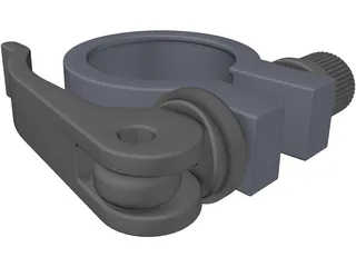 Bicycle Seat Clamp 3D Model