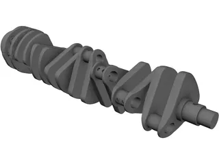 Crankshaft 3D Model