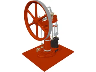 Benson Steam Engine 3D Model