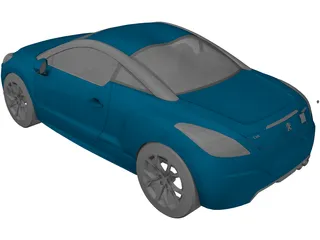 Peugeot RCZ (2010) 3D Model