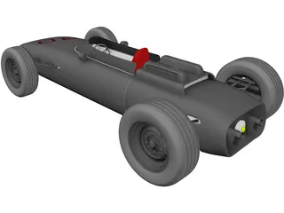 Porsche 804 F1 3D Model