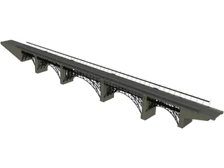 Bloor Viaduct Bridge 3D Model