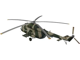 Mil Mi-8 Hip 3D Model