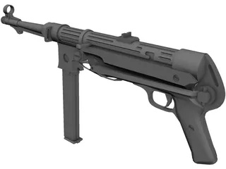 MP4 Nazi Gun 3D Model