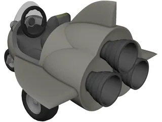 Rocket Trike 3D Model