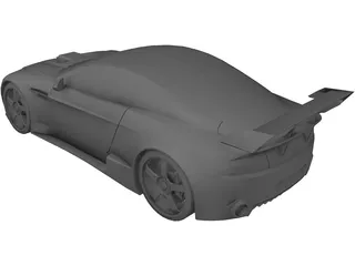 Aston Martin V8 3D Model