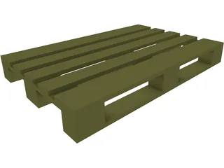 Europallet 3D Model