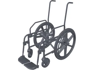 Wheelchair Chassis 3D Model