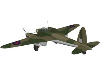 de Havilland DH.98 Mosquito 3D Model