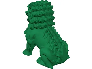 Dragon Sculpture 3D Model