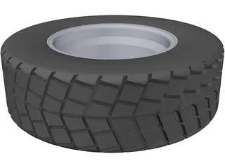 Wheel 225/75 R16 3D Model