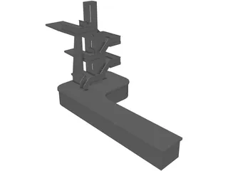 Diving Boards 3D Model