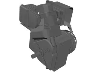 Engine Briggs&Stratton Baja 3D Model