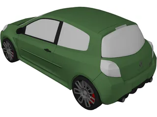 Renault Clio Sport 3D Model