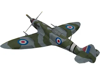 Supermarine Spitfire 3D Model