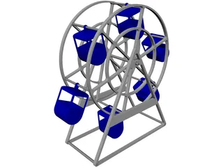 Ferris Wheel 3D Model