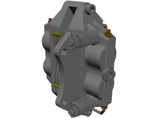 Brake Caliper 3D Model