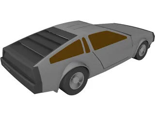 DMC DeLorean (1980) 3D Model