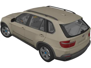 BMW X5 E70 (2006) 3D Model