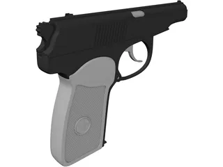 Makarov Pistol 3D Model