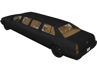 Cadillac Limo (2007) 3D Model