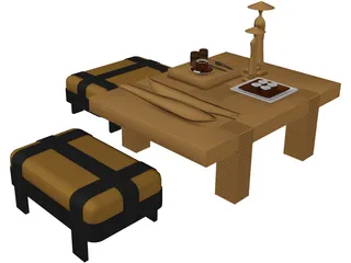 Coffee Table 3D Model