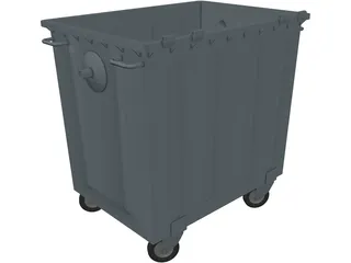 Trash Bins 1000 lt 3D Model