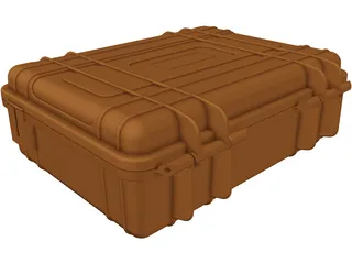 Hard Shell Pelican Camera Storage Case 3D Model