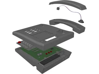 Telephone 3D Model