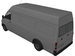 Volkswagen LT Long 3D Model