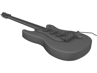 Guitar Electric 3D Model