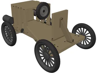 Soap Box Derby Car 3D Model