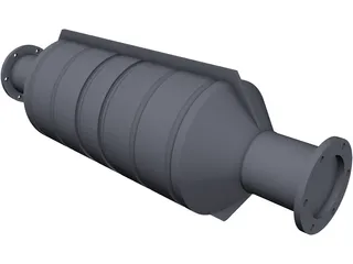 Catalytic Converter 3D Model