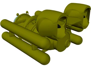 Deep Sea Submersible 3D Model