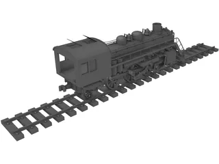 Locomotive 3D Model