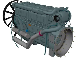 Engine 3D Model