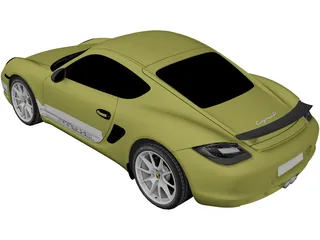 Porsche Cayman R (2011) 3D Model