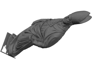 Classical Statue 3D Model