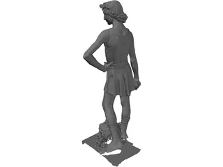 Classical Statue 3D Model