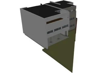 Little Hospital Building 3D Model