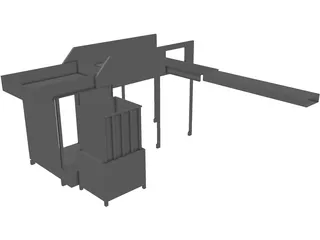 Top Load Palletizer 3D Model