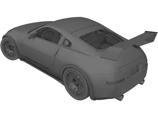 Nissan 350Z Fairlady Tuning GT 3D Model